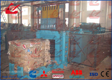 شراء نفايات ورقية التلقائي آلة بالات، نفايات الكرتون رزمة مربوطة أفقي الصحافة بالات online manufacture