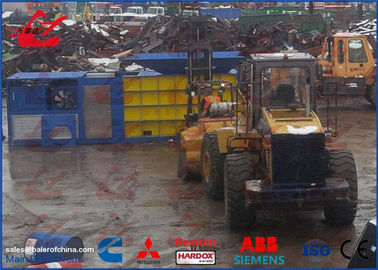 شراء WANSHIDA خردة المعادن القص القص الأفقي PLC التحكم الآلي كبير الفم حاوية القص online manufacture