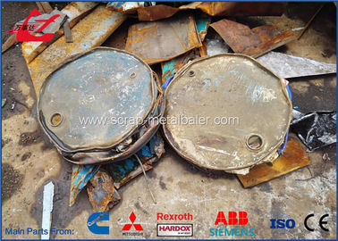 شراء خردة الهيدروليكية 210L الفولاذ الطبل كسارة 250 KN قوة دفع ضمان سنة واحدة online manufacture