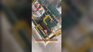 مكبس الخردة المعدنية 500 طن لضغط بالات رقائق النحاس إلى بالة عالية الكثافة